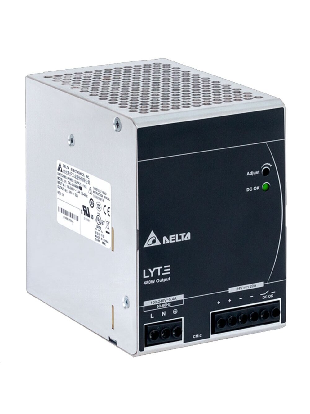Maitinimo šaltinis DRL-24V480W1AS (20 A)