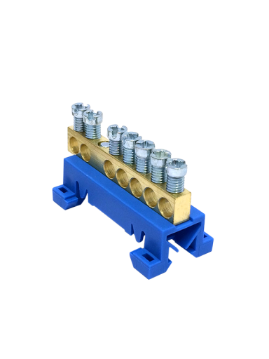 NPE Gnybtas 63A 7x16mm² mėlynas