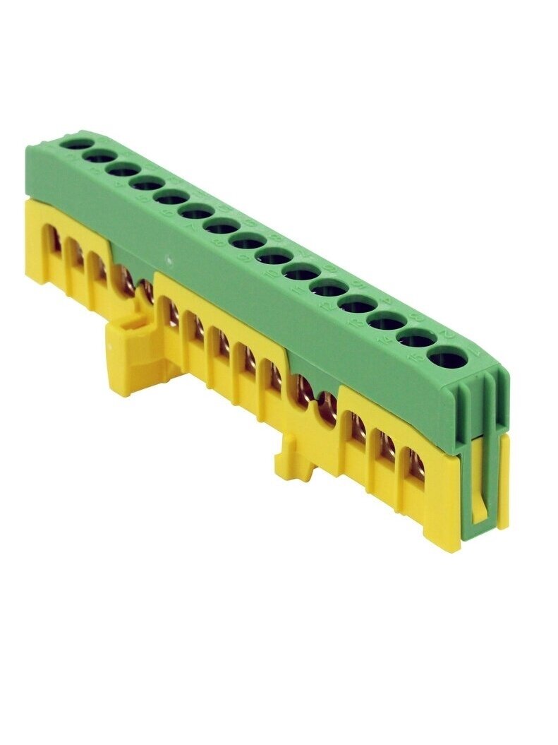 PE15-F2 Gnybtas 15x16mm² 63A, IP20 geltonas/žalias
