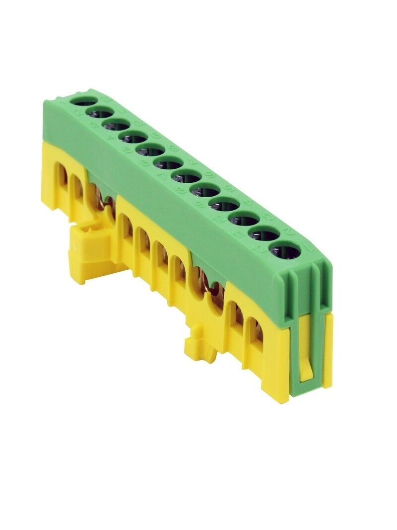 PE12-F2 Gnybtas 12x16mm² 63A, IP20 geltonas/žalias