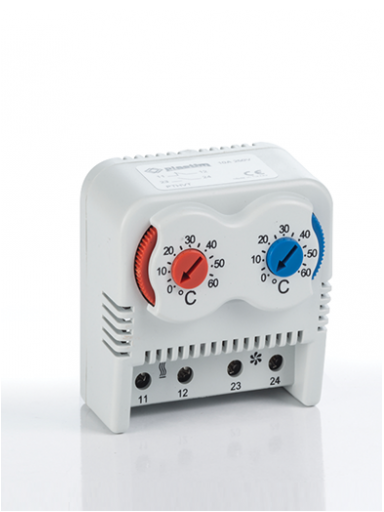 PTHVT Dvigubas termostatas 0-60C/0-60C NU+NA
