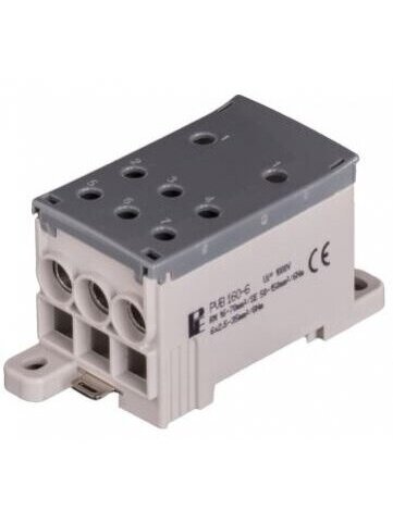 PVB Gnybtas 160A In:1x16-95mm²/1x50-150mm², Out:6x2,5-35mm²
