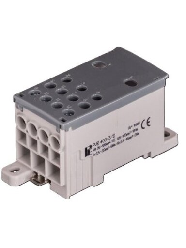 PVB Gnybtas 400A In:1x95-185mm²/1x120-185mm², Out:3x2,5-35mm², 8x2,5-16mm²