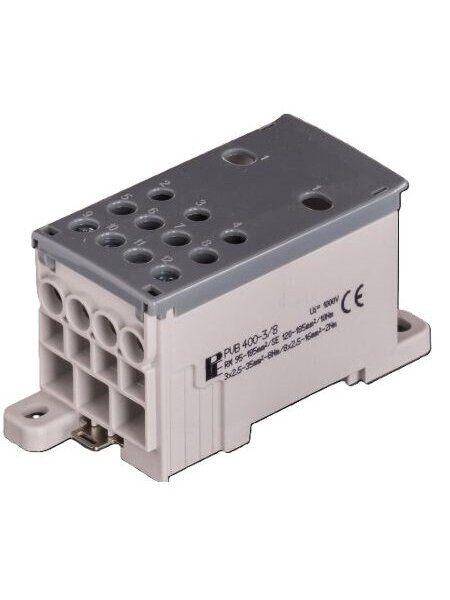 PVB Gnybtas 400A In:1x95-185mm²/1x120-185mm², Out:3x2,5-35mm², 8x2,5-16mm²