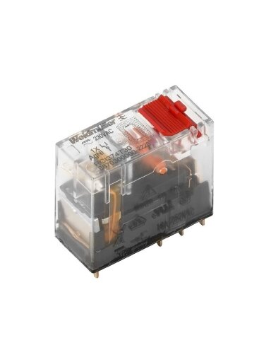 RCI484T30 relė 2CO, 230 VAC, 8A, TEST+LED