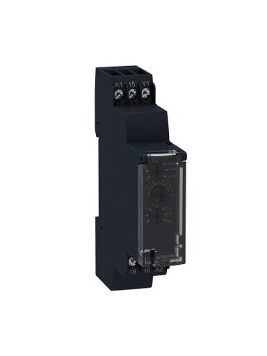 RE Multifunkcinė laiko relė 0,1s-100h 1CO 24VDC, 24-240VAC