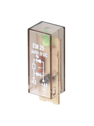 RIM-I 2 6/24VDC GN apsauginis modulis RCI relėms su LED