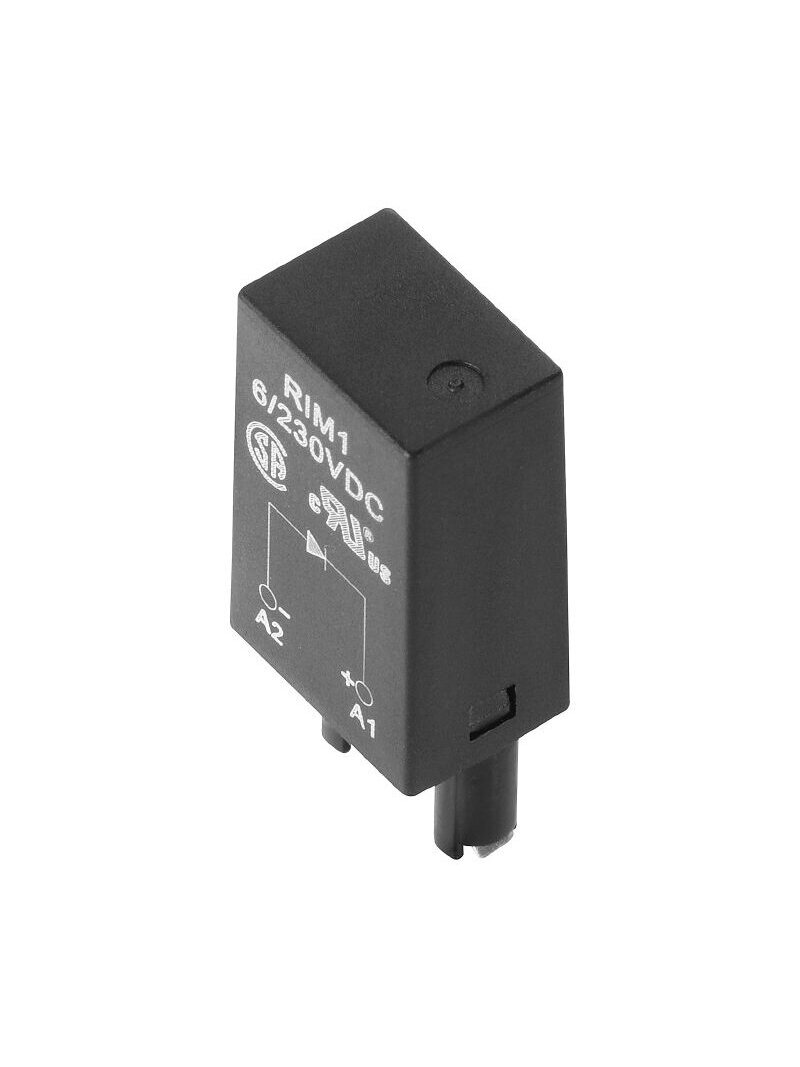 RIM 1 6/230VDC diodo modulis dedamas į relės lizdą