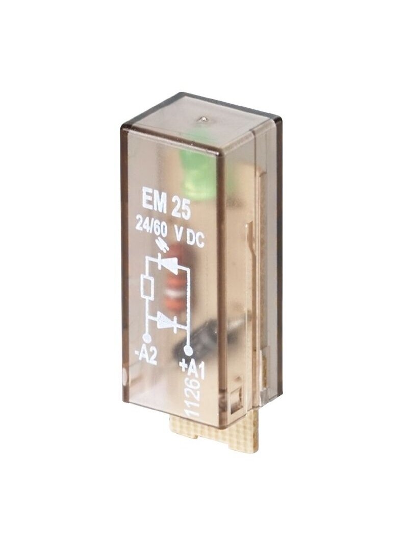 RIM-I 2 6/24VDC GN apsauginis modulis RCI relėms su LED