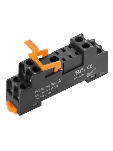 SDI 2CO F ECO lizdas DRI relėms, 2 CO, 8 A