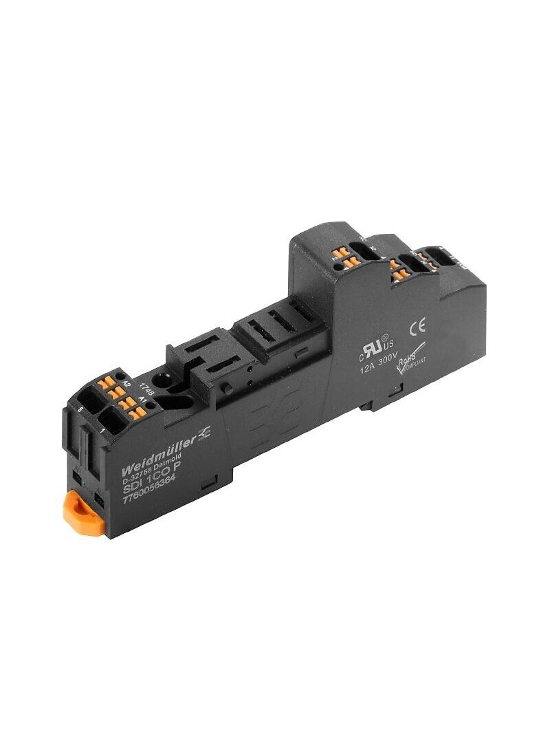 SDI 1CO P lizdas DRI relėms PUSH IN