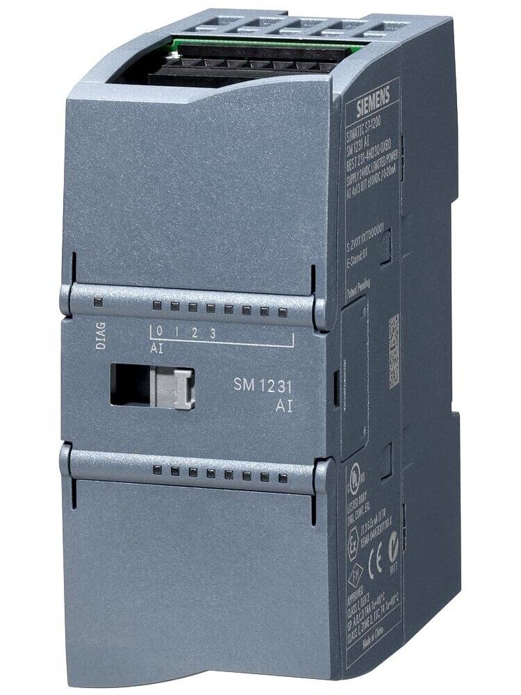 Siemens analoginių įėjimų praplėtimų modulis SIMATIC S7-1200 6ES7231-4HF32-0XB0