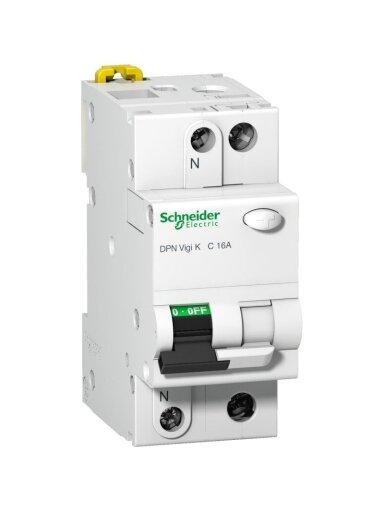 Srovės nuotėkio relė DPN Vigi K A9D20610 - 10A, 30mA, C, AC-type