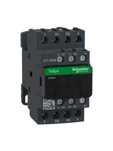 TeSys Deca Kontaktorius 4P 25A 120VAC 2NO+2NC LC1D128G7