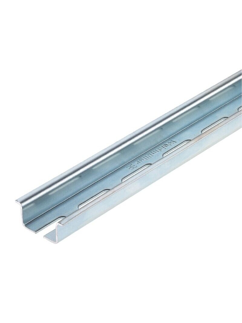 TS 35X15/6X25 2M/ST/ZN DIN bėgelis perforuotas skylės 6x25mm, 2 m