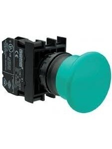 XB5 Mygtukas grybas su Ø40 galva, Ø22mm 1NA, žalias