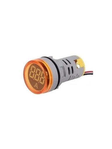 XB5 Ampermetras 0-100A Max AC380, geltonas