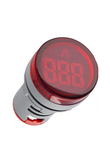 XB5 Ampermetras 0-100A Max AC380, raudonas