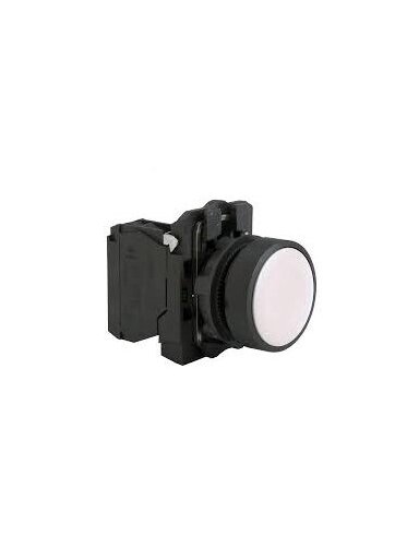 XB5 Mygtukas Ø22mm 1NA, baltas