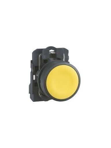 XB5 Mygtukas Ø22mm 1NA, geltonas