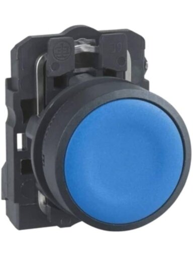 XB5 Mygtukas Ø22mm 1NA, mėlynas