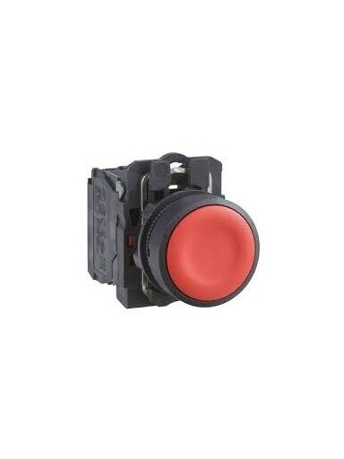 XB5 Mygtukas Ø22mm 1NU, raudonas