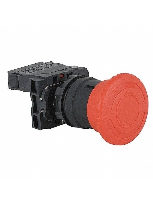 XB5 Avarinis mygtukas Ø40, Ø22mm 1NU, raudonas